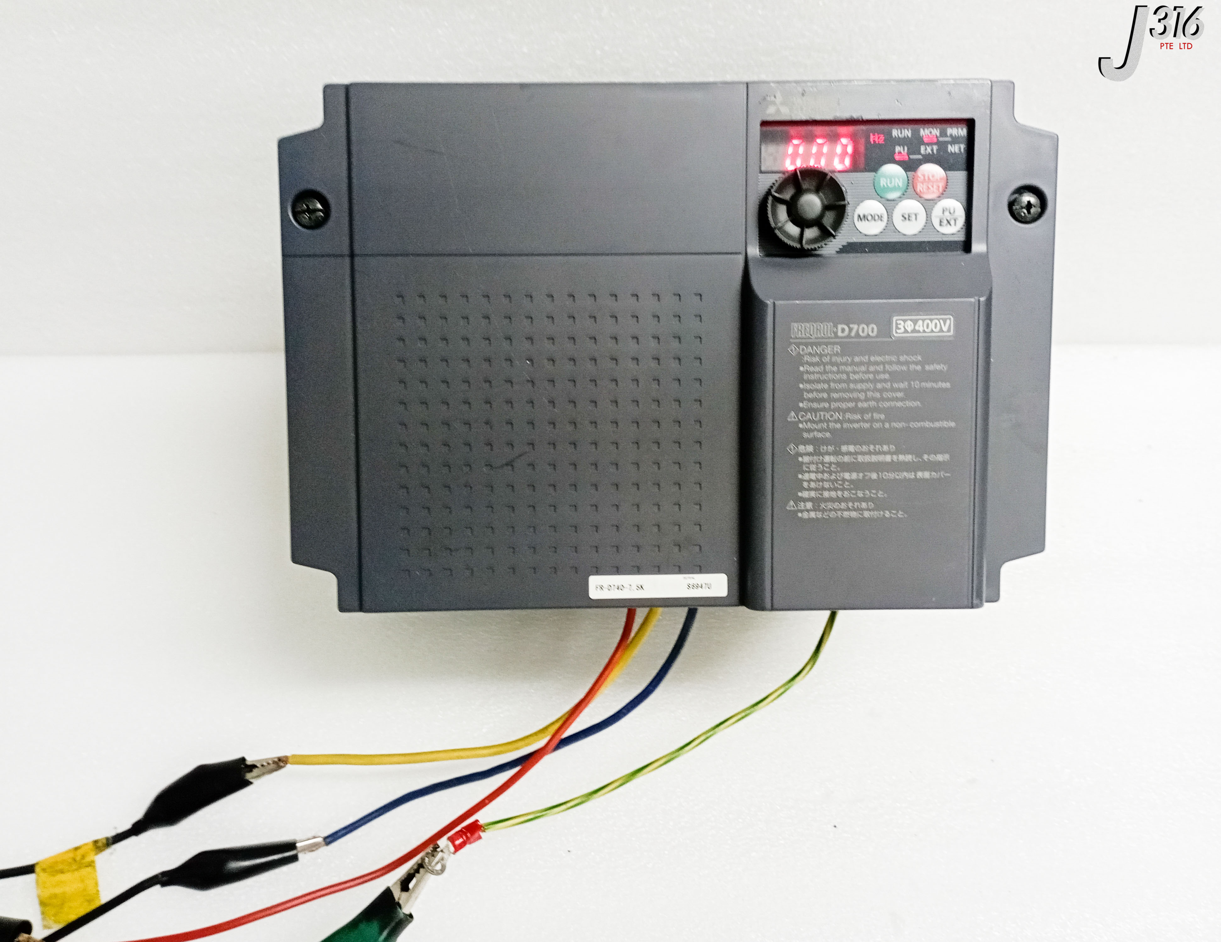 29398 MITSUBISHI ELECTRIC INVERTER, FREQROL-D700 SERIES FR-D740-7.5K ...